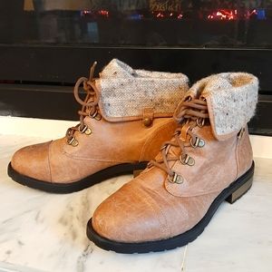 NEW! Arizona Jean's Co. Rugged Tan Brown Boots